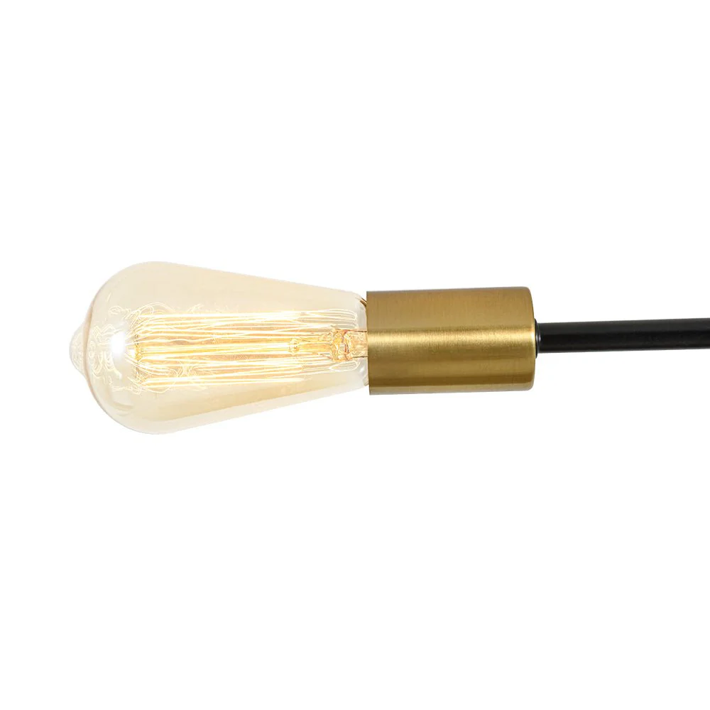 Industrial 6-Light Pipeline Sputnik Semi Flush Mount - Image 13