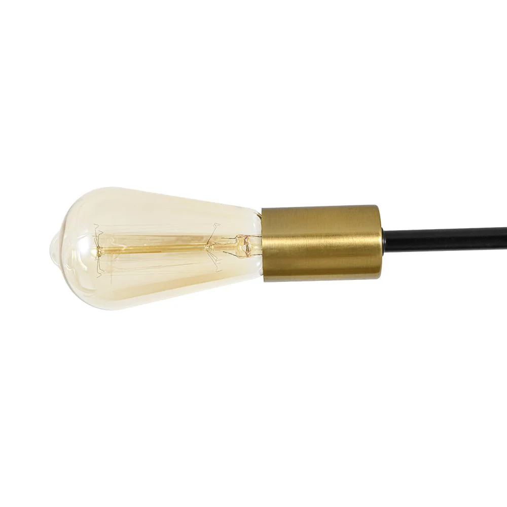 Industrial 6-Light Pipeline Sputnik Semi Flush Mount - Image 14