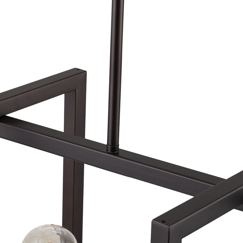 Industrial Farmhouse Rectangular Kitchen Island Pendant - Image 16