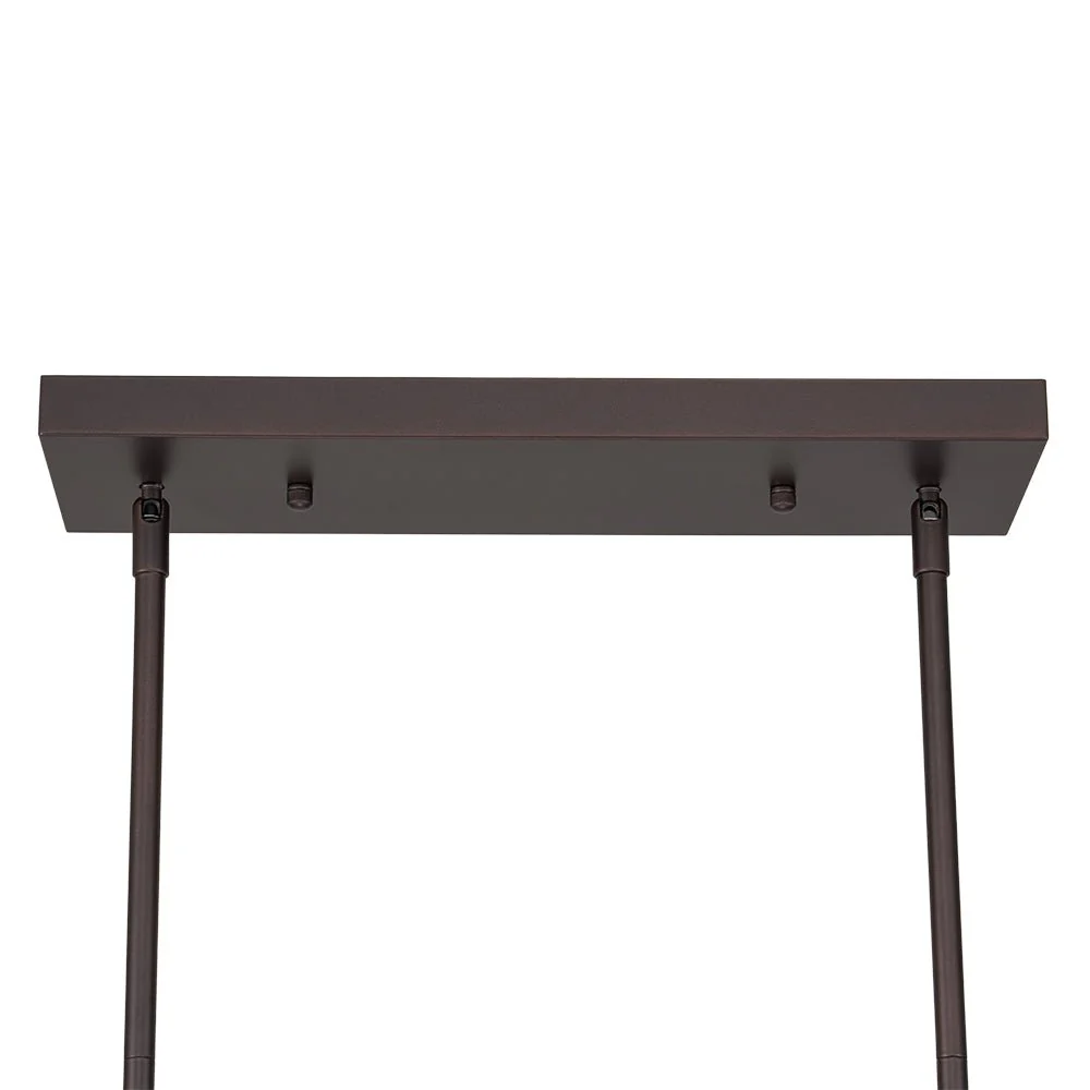 Industrial Farmhouse Rectangular Kitchen Island Pendant - Image 18