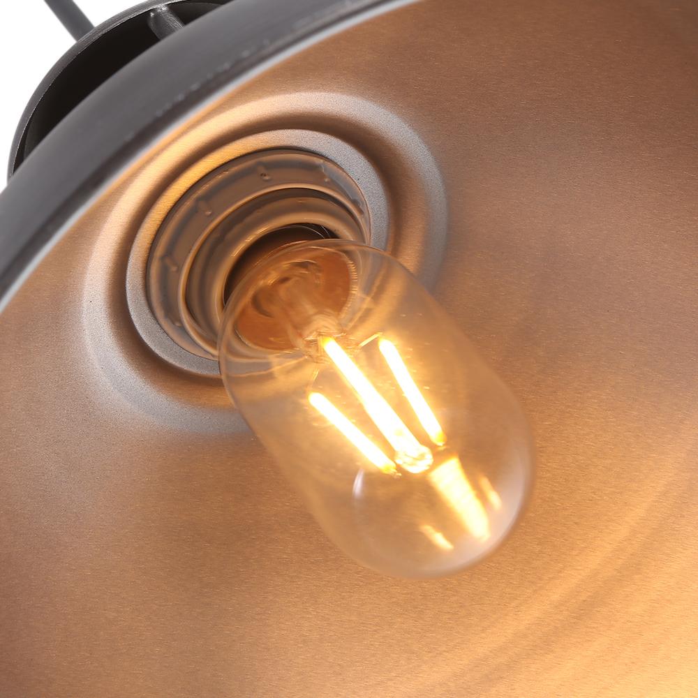 Industrial Single Pot Lid Dome Pendant - Image 6