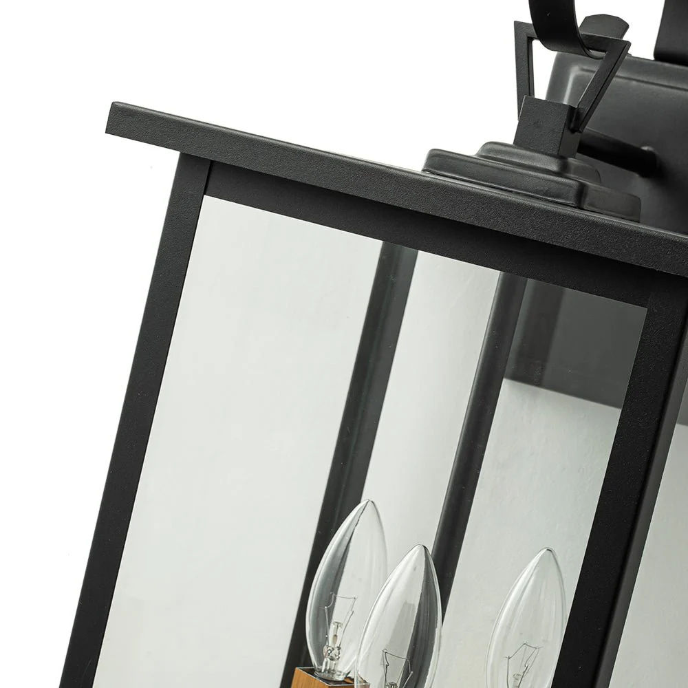IP23 Farmhouse Square Lantern Outdoor Wall Sconce - Image 12