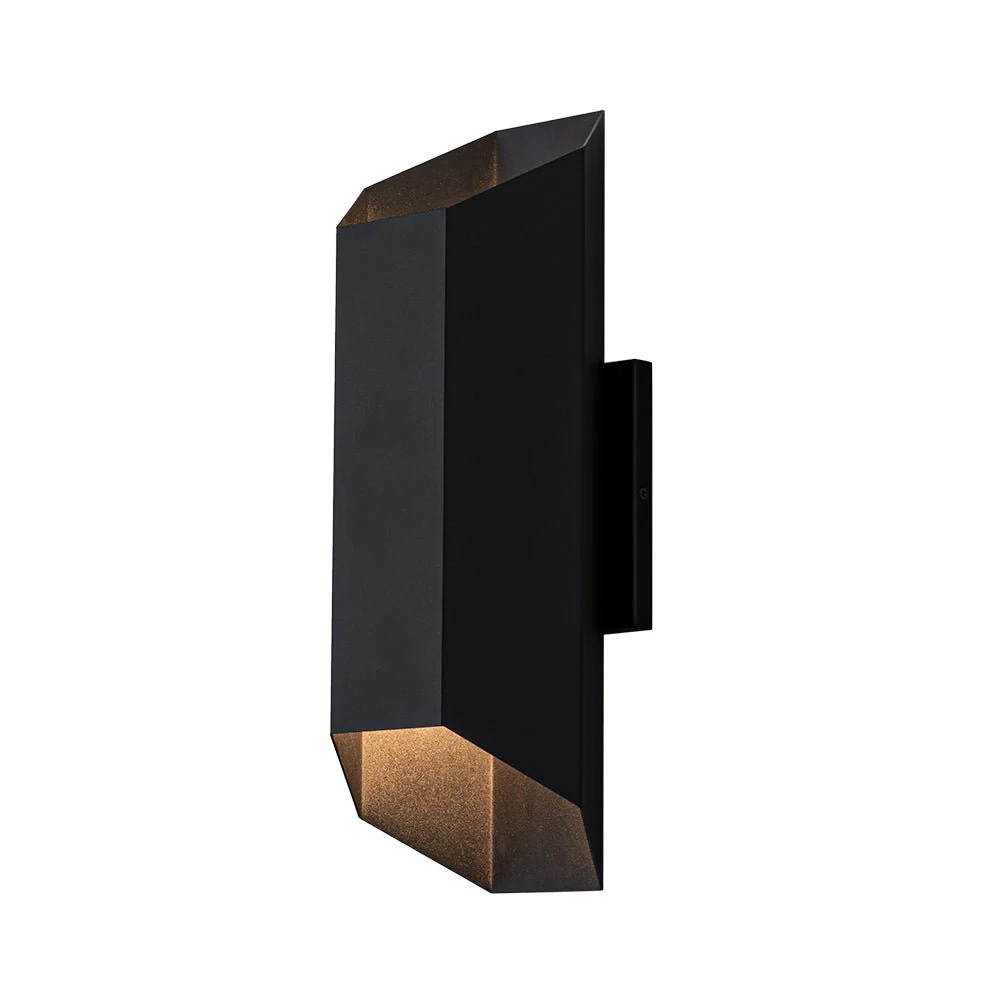 IP54 Up and Down Black Geometric Tube LED Outdoor Wall Light - Image 4