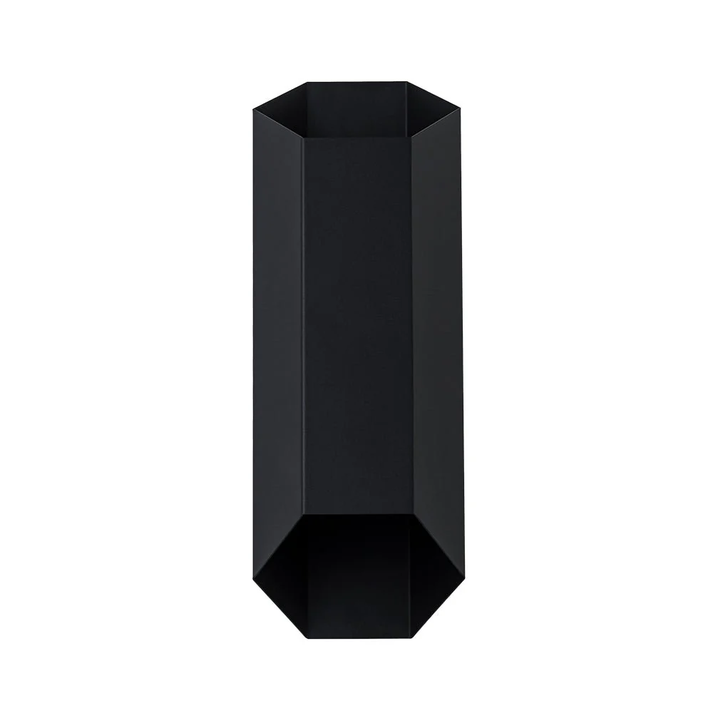 IP54 Up and Down Black Geometric Tube LED Outdoor Wall Light - Image 7