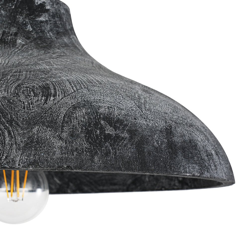 Limed Style Dome Distressed Wooden Single Pendant - Image 14
