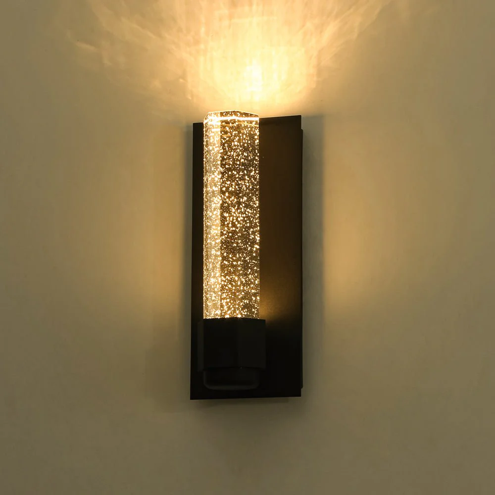 Linear Clear bubble Crystal Tube Dimmable LED Wall Lamp - Image 14
