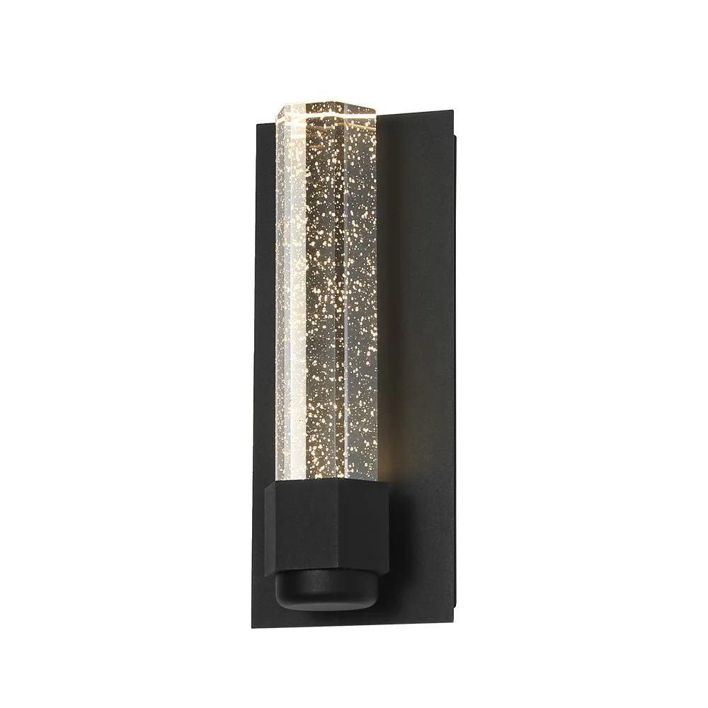 Linear Clear bubble Crystal Tube Dimmable LED Wall Lamp - Image 3