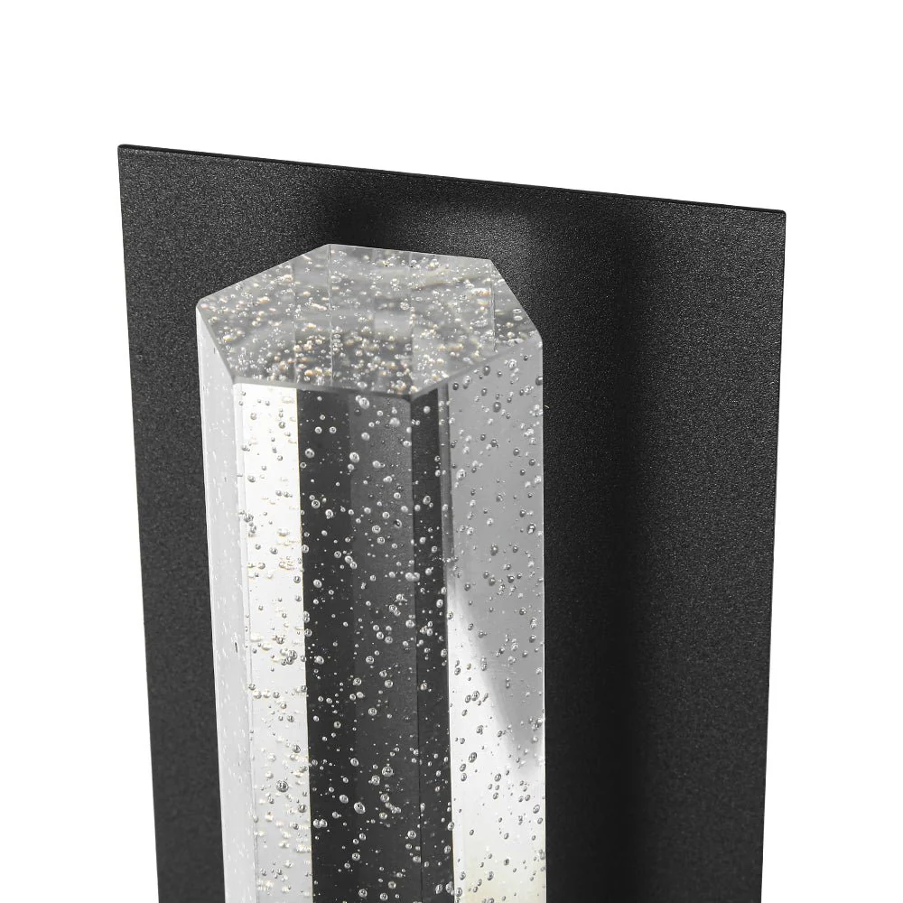 Linear Clear bubble Crystal Tube Dimmable LED Wall Lamp - Image 9