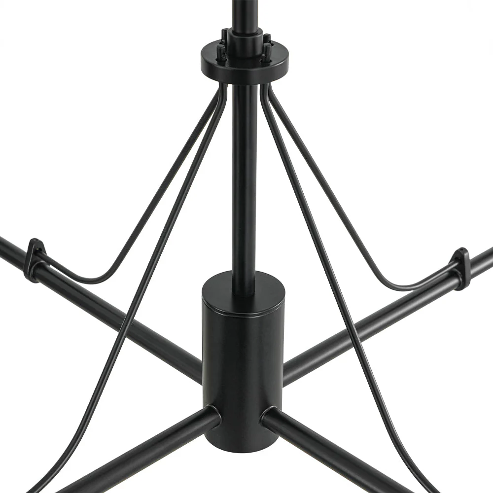 Luxury 4-Light Shine Opal Glass Globe Sputnik Chandelier - Image 12