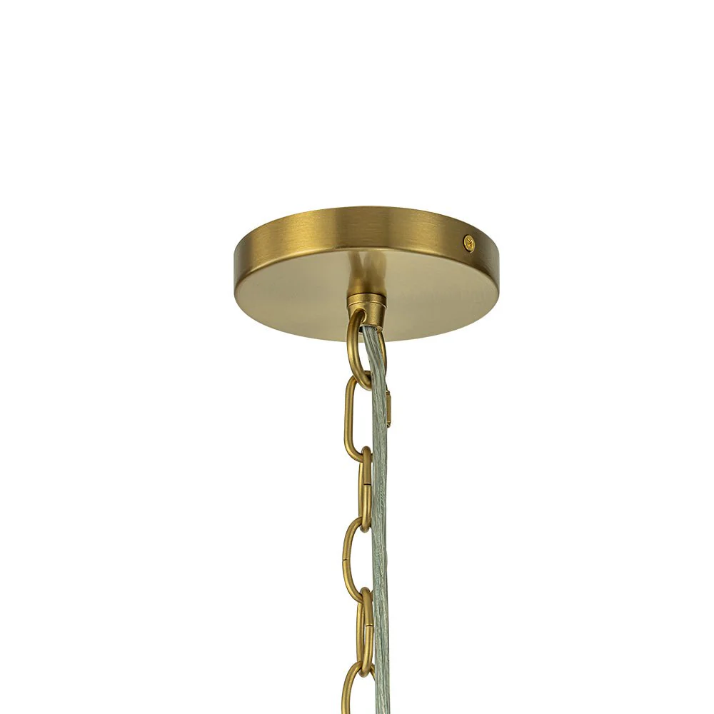 Luxury Brass Cluster Clear Glass Globe Bubble Chandelier - Image 14