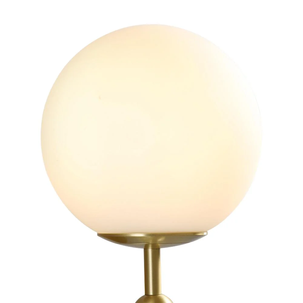 Mid-century 1-light Globe Wall Sconce - Image 6