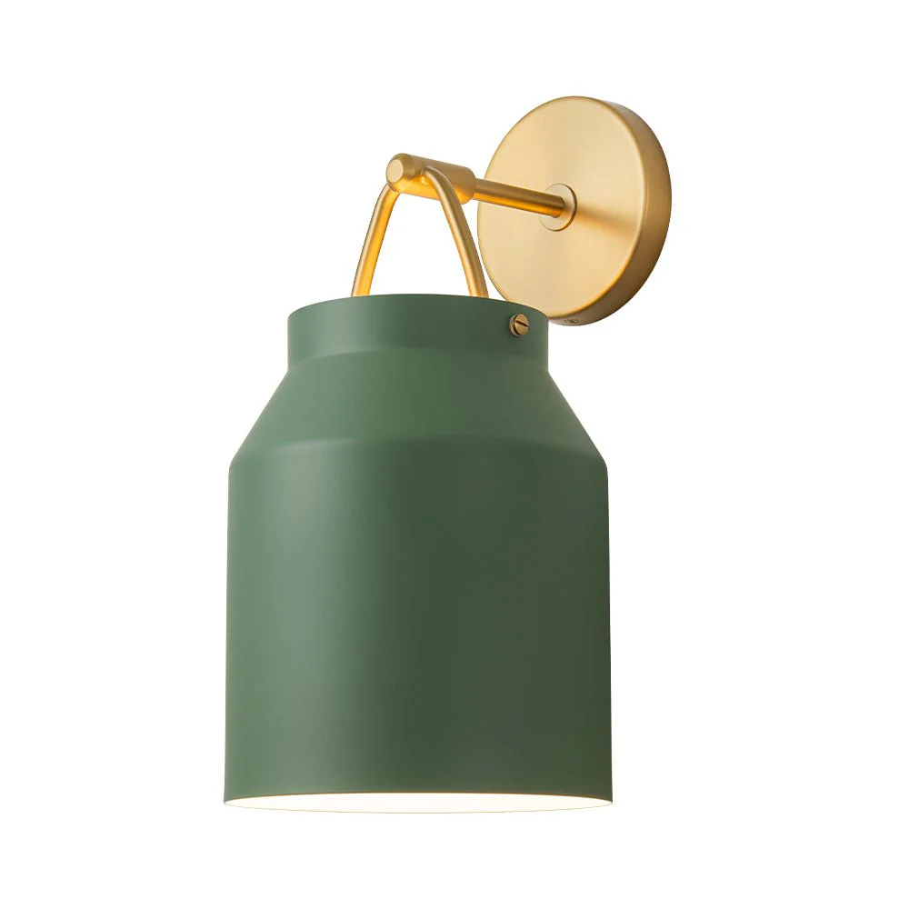 Mid-Century 1-Light Hanging Jar Shade Wall Sconce - Image 16