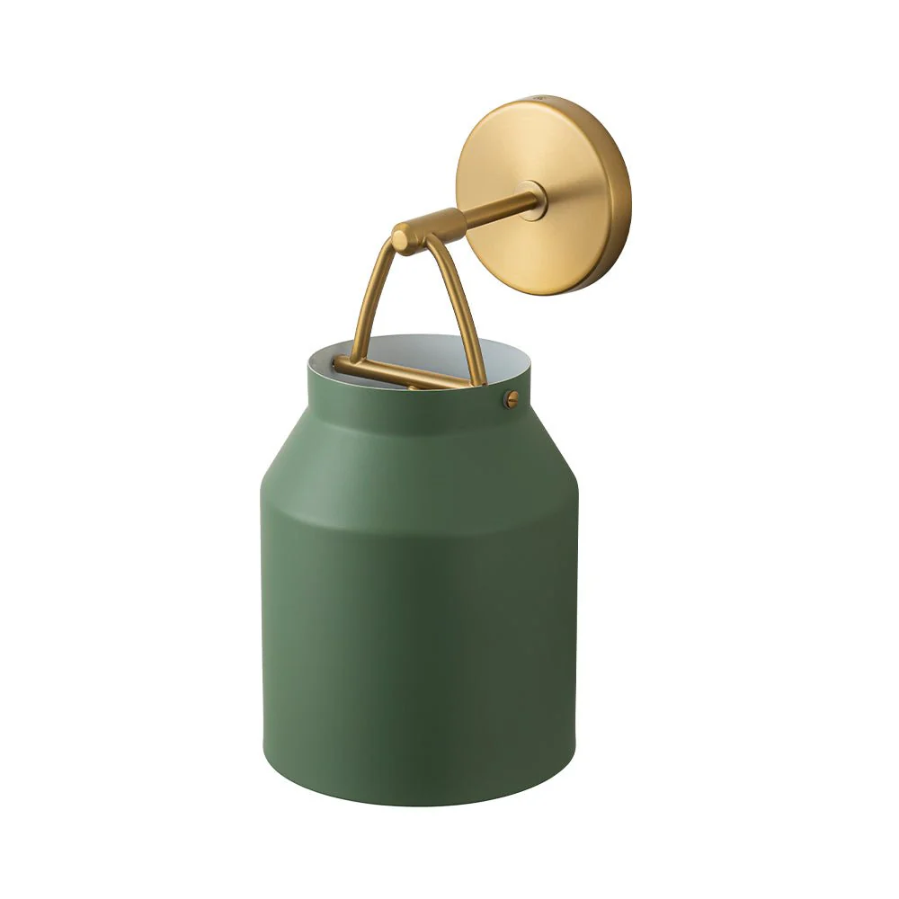 Mid-Century 1-Light Hanging Jar Shade Wall Sconce - Image 18