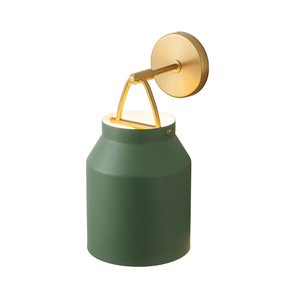 Mid-Century 1-Light Hanging Jar Shade Wall Sconce - Image 19