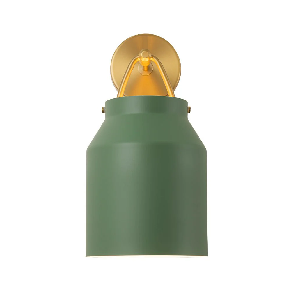 Mid-Century 1-Light Hanging Jar Shade Wall Sconce - Image 20