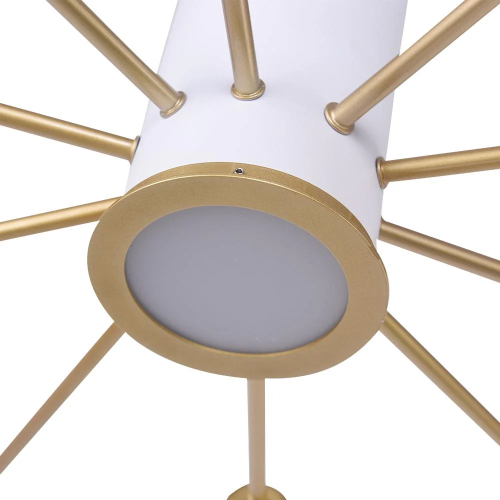Mid-Century Flush Mount Sputnik Ceiling Light - Image 12