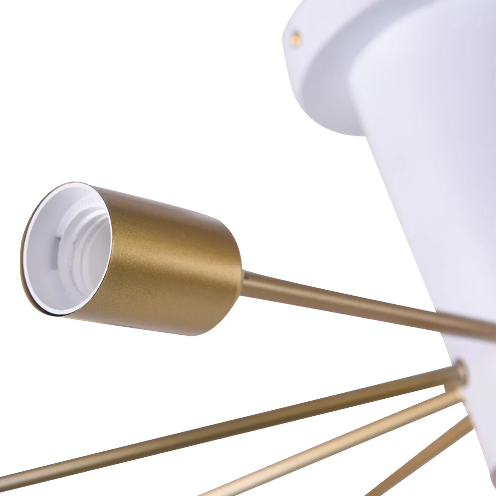 Mid-Century Flush Mount Sputnik Ceiling Light - Image 13