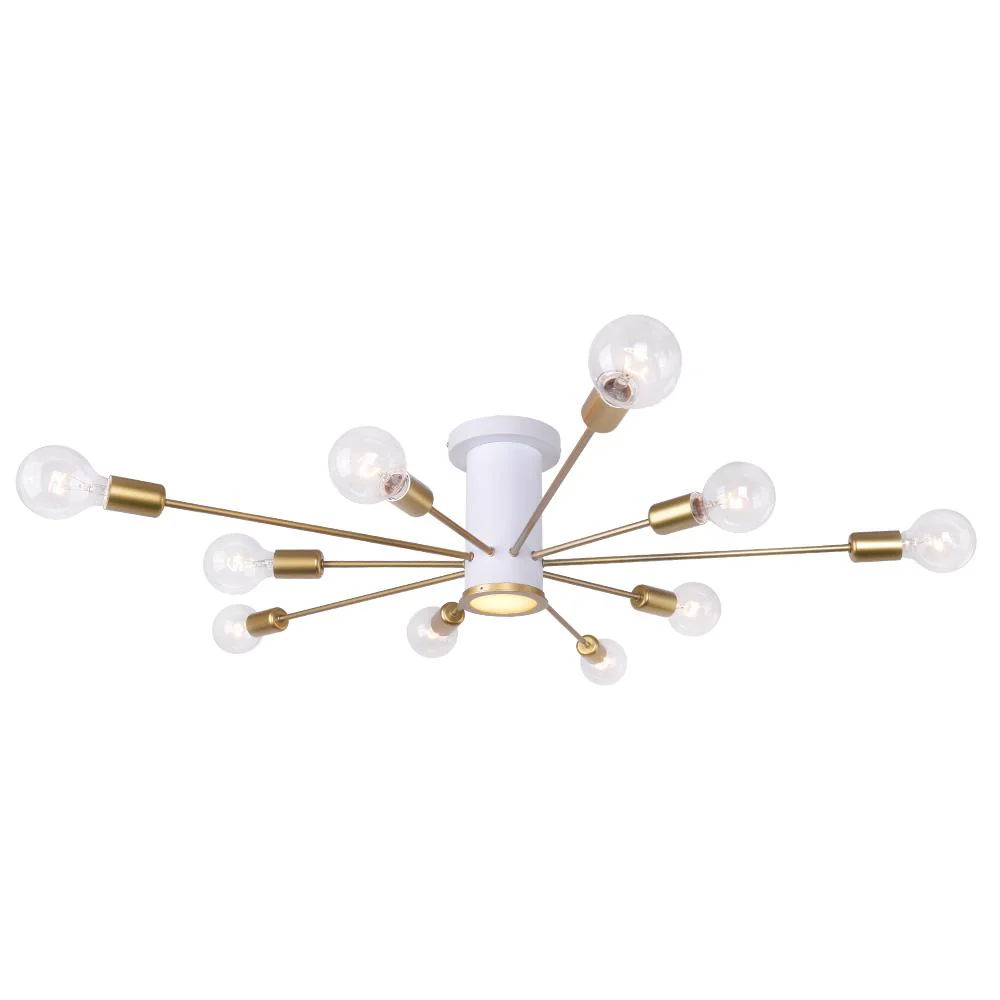 Mid-Century Flush Mount Sputnik Ceiling Light - Image 5