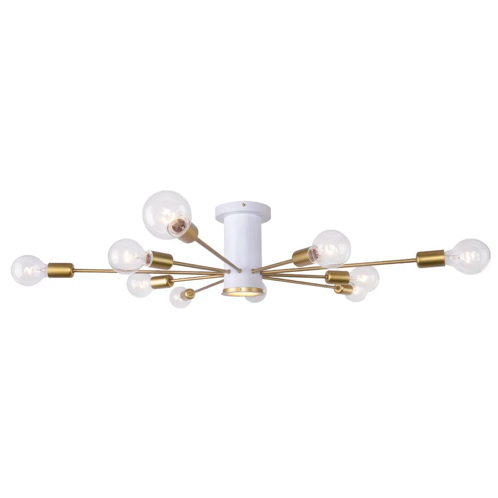 Mid-Century Flush Mount Sputnik Ceiling Light - Image 6