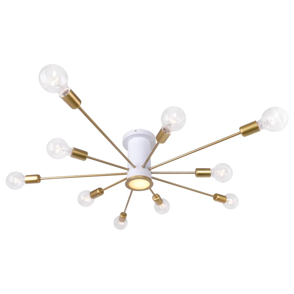Mid-Century Flush Mount Sputnik Ceiling Light - Image 8