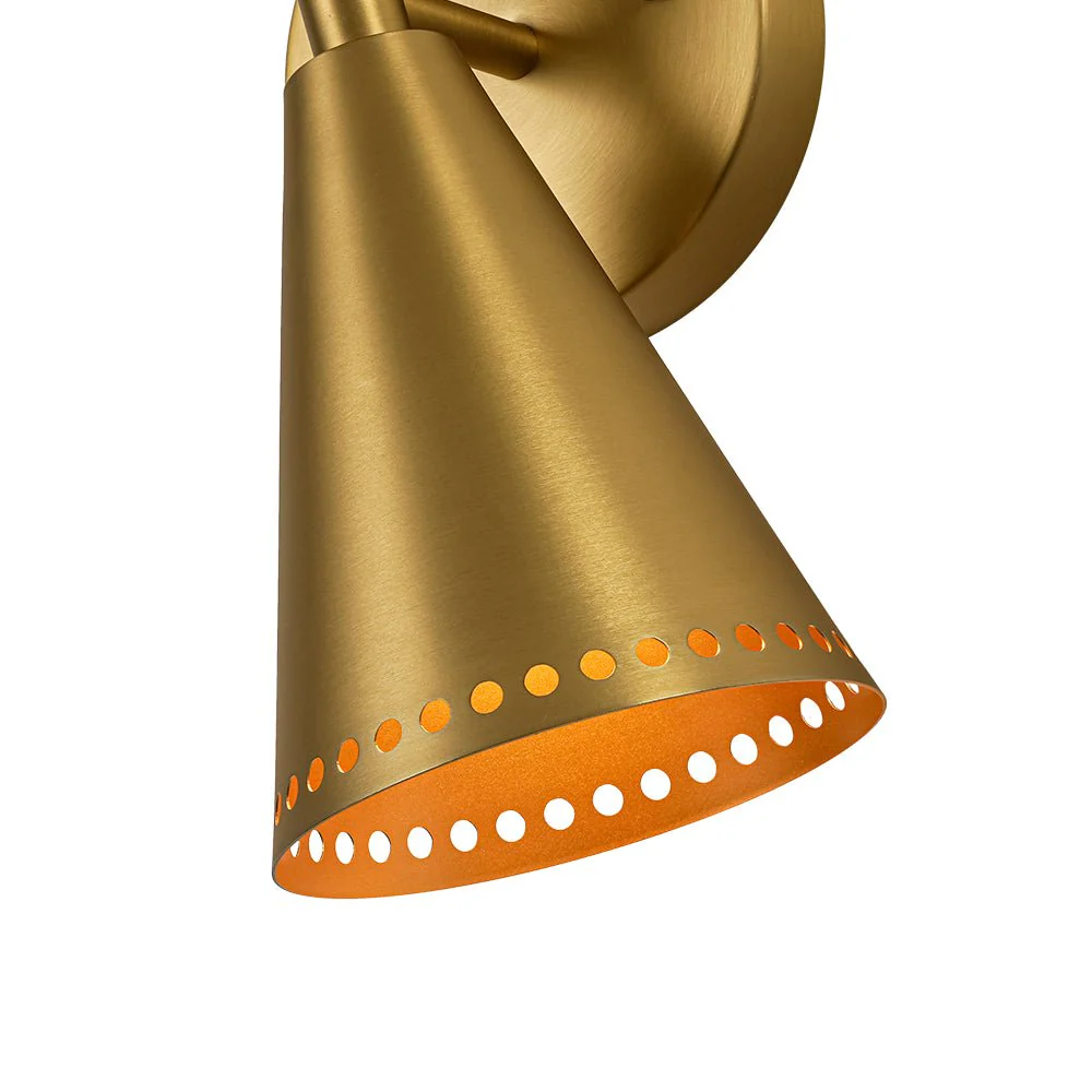Mid-Century Modern 2-Light Up Down Cone Wall Sconce - Image 14