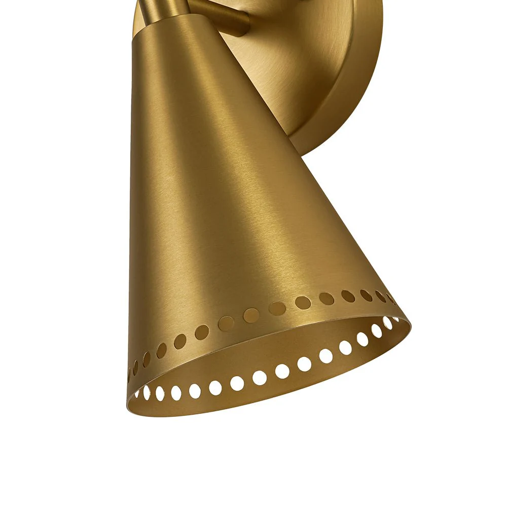 Mid-Century Modern 2-Light Up Down Cone Wall Sconce - Image 15
