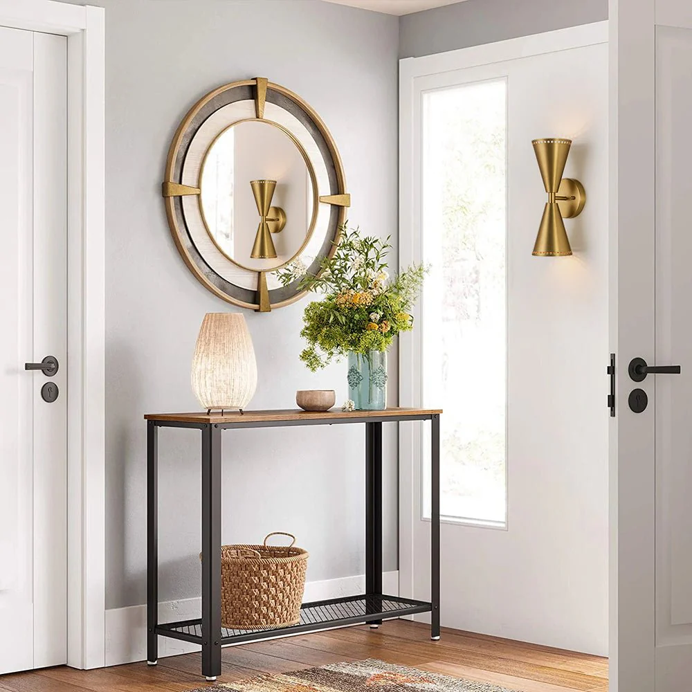 Mid-Century Modern 2-Light Up Down Cone Wall Sconce - Image 2
