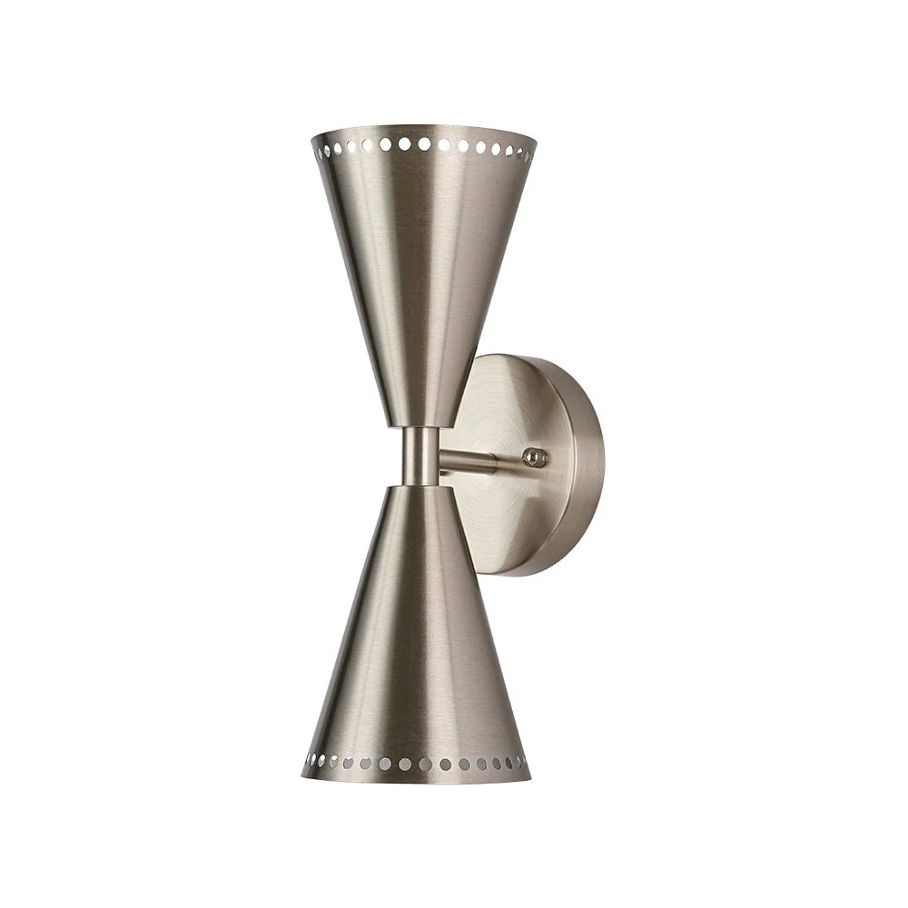 Mid-Century Modern 2-Light Up Down Cone Wall Sconce - Image 21