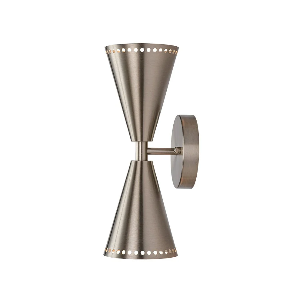 Mid-Century Modern 2-Light Up Down Cone Wall Sconce - Image 25