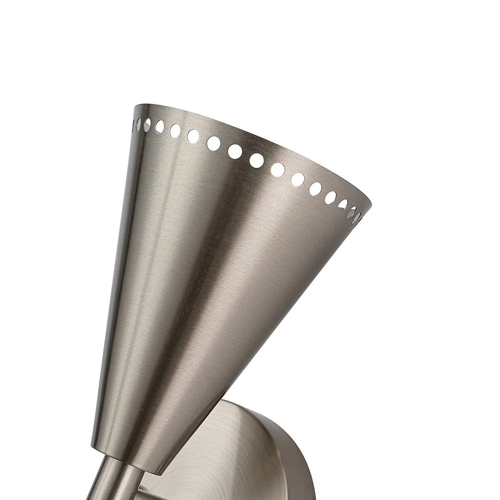 Mid-Century Modern 2-Light Up Down Cone Wall Sconce - Image 26