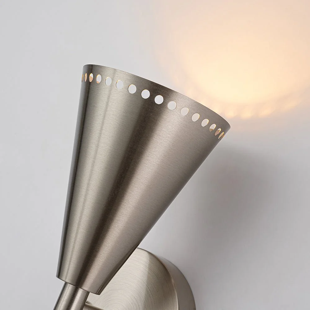 Mid-Century Modern 2-Light Up Down Cone Wall Sconce - Image 27