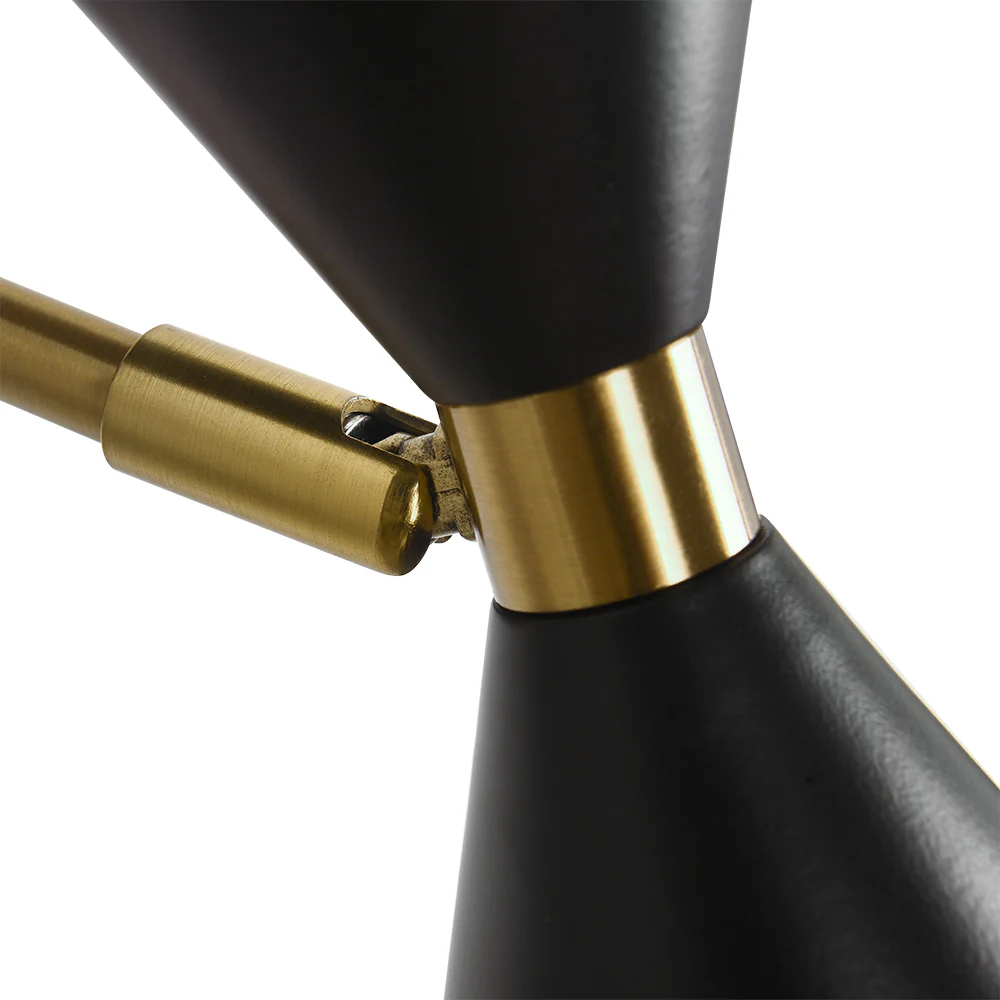 Mid-Century Modern Black Wall Sconce - Image 11