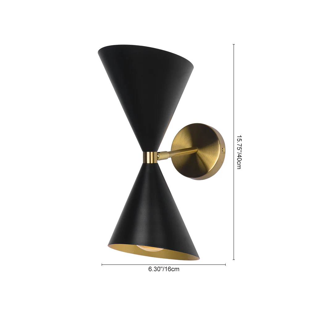 Mid-Century Modern Black Wall Sconce - Image 13