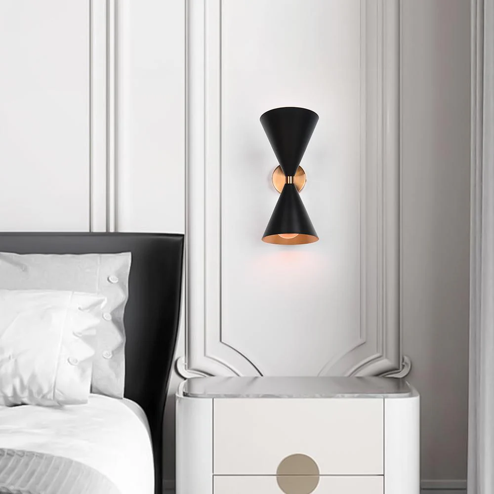 Mid-Century Modern Black Wall Sconce - Image 4
