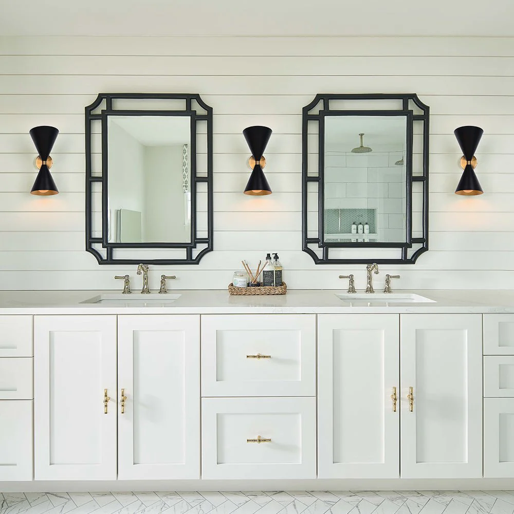 Mid-Century Modern Black Wall Sconce - Image 6