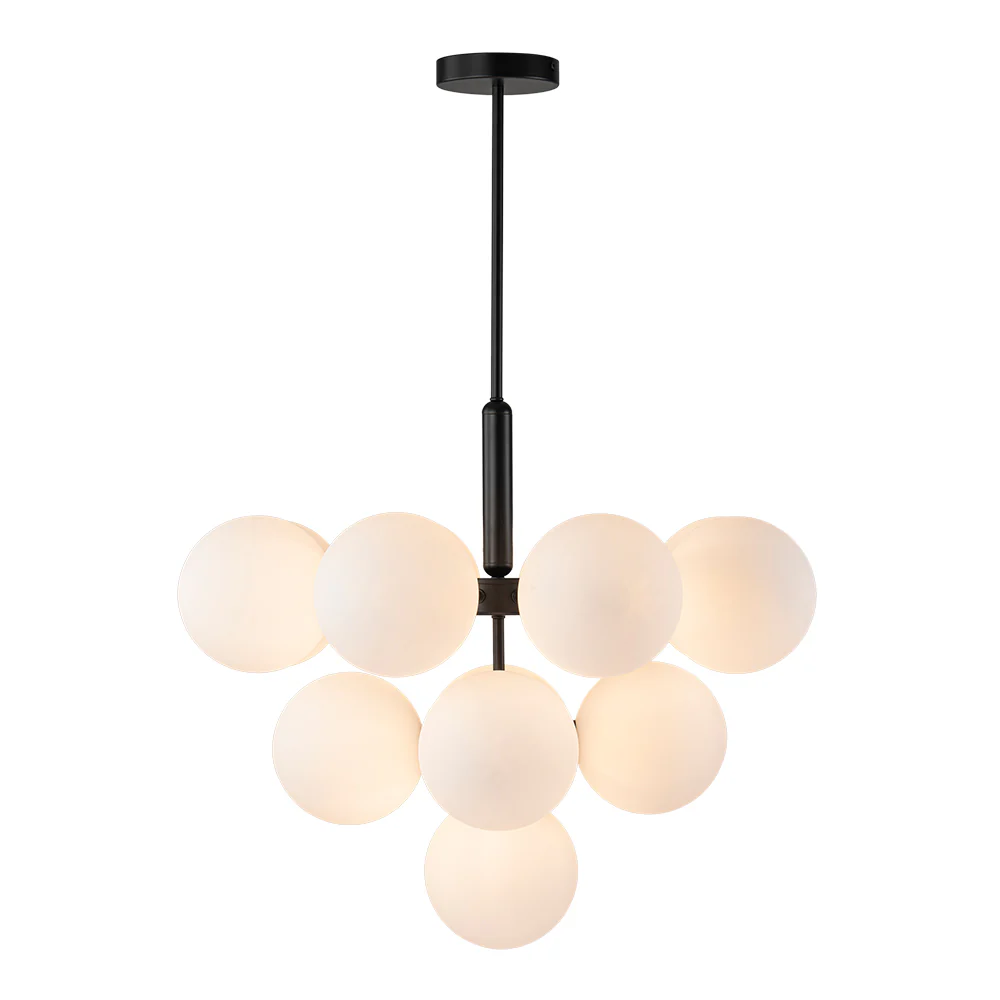 Milky Glass Cluster Bubble Chandelier - Image 10