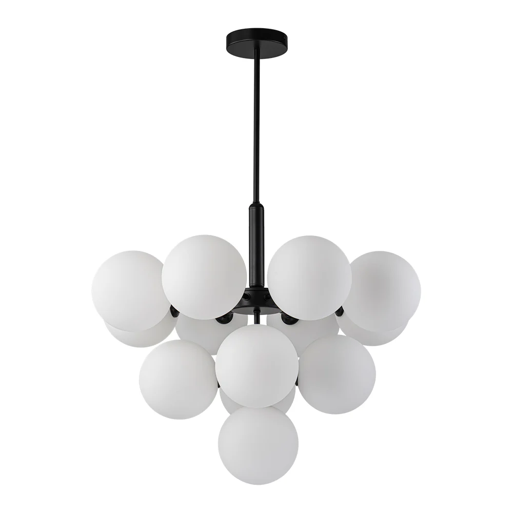 Milky Glass Cluster Bubble Chandelier - Image 12