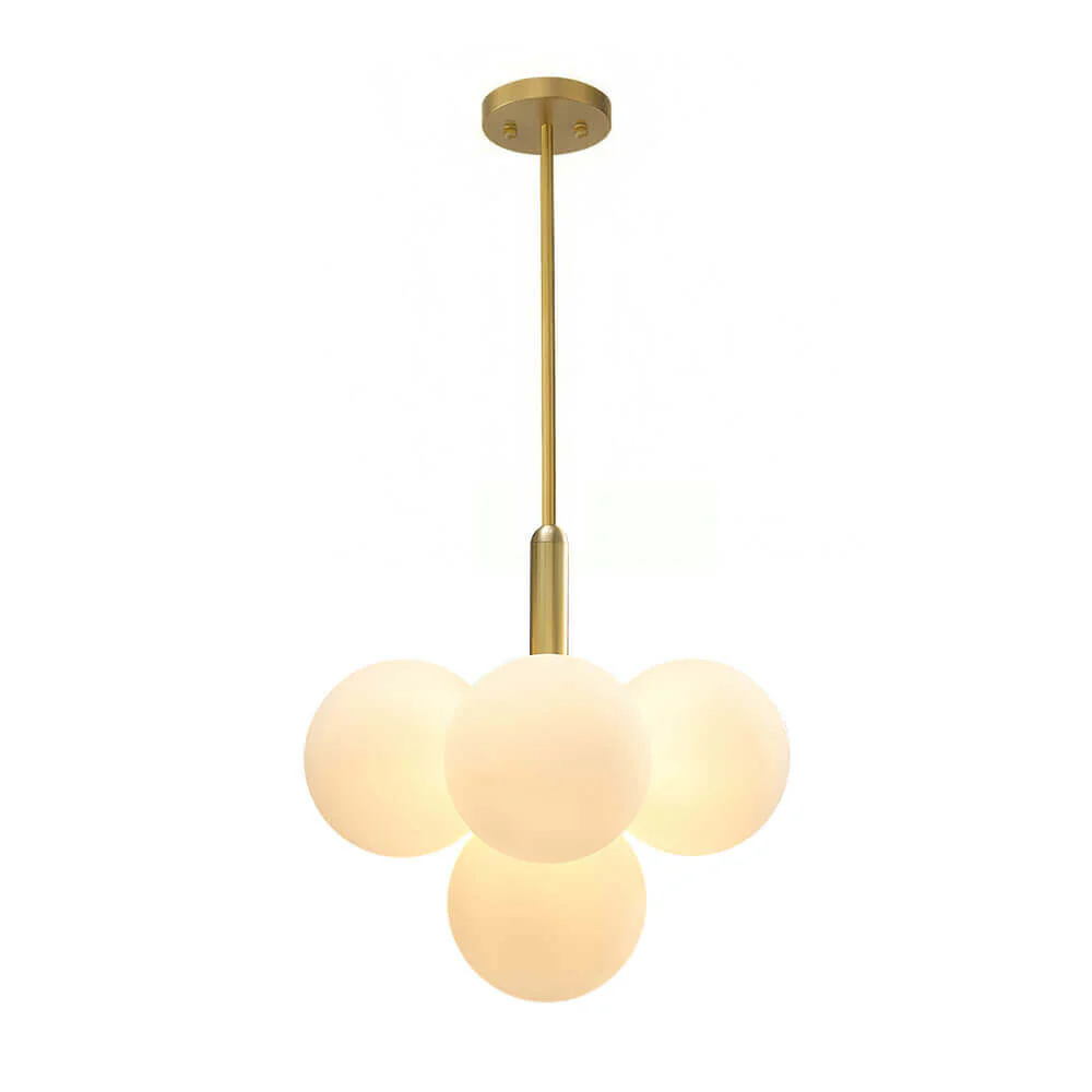 Milky Glass Cluster Bubble Chandelier - Image 24