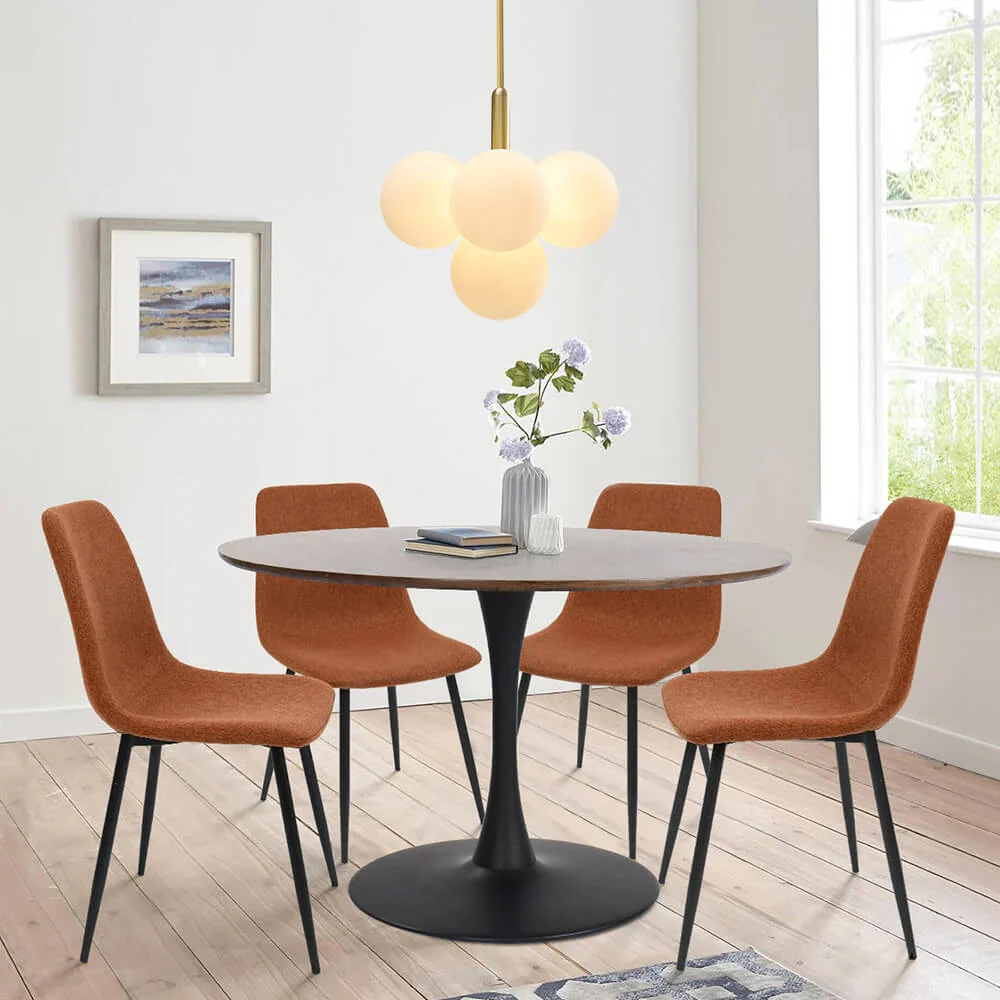 Milky Glass Cluster Bubble Chandelier - Image 9