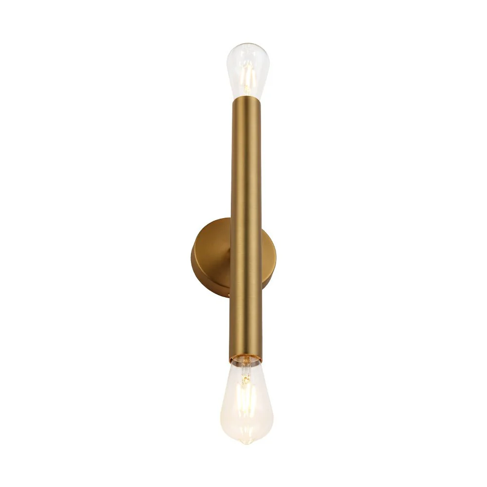 Minimalist 2-Light Linear Tube Vanity Wall Sconce - Image 10