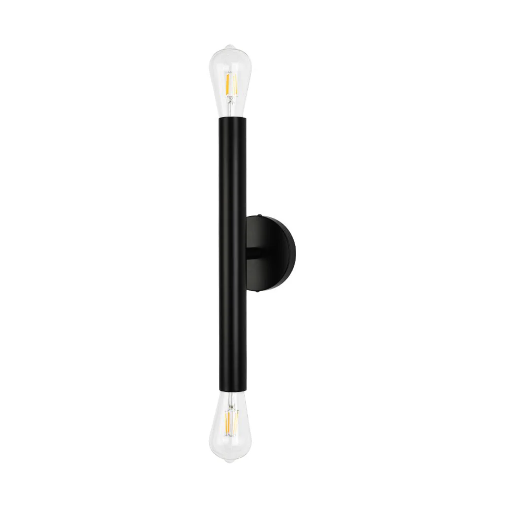 Minimalist 2-Light Linear Tube Vanity Wall Sconce - Image 18