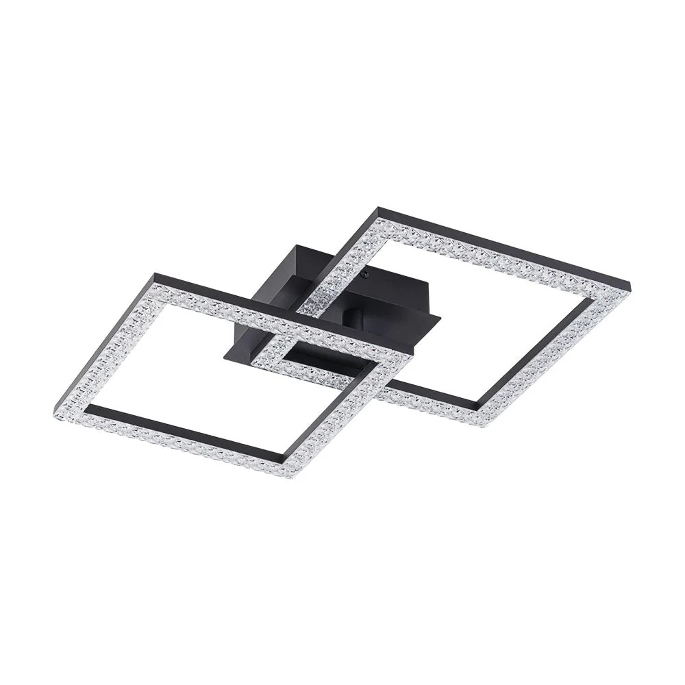 Minimalist 2-light Square Dimmable LED Semi Flush Mount - Image 12
