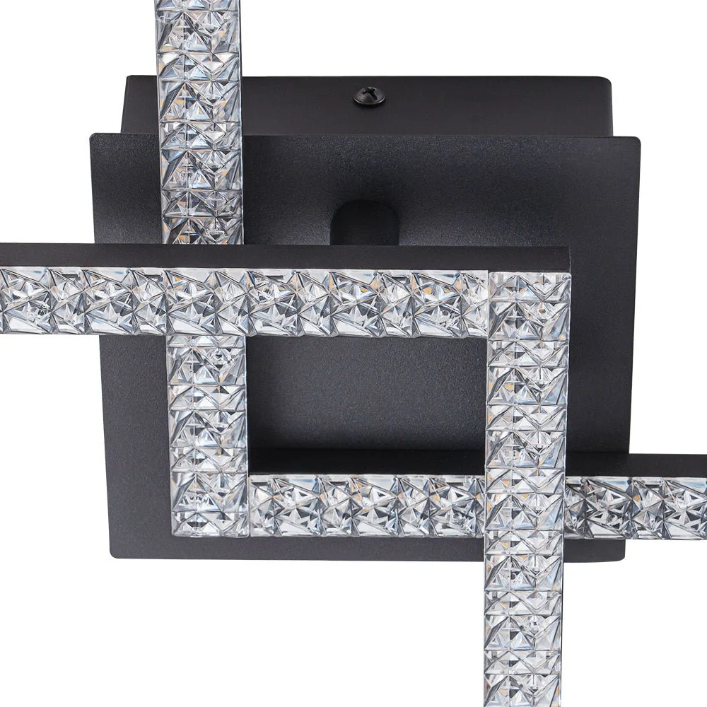 Minimalist 2-light Square Dimmable LED Semi Flush Mount - Image 4