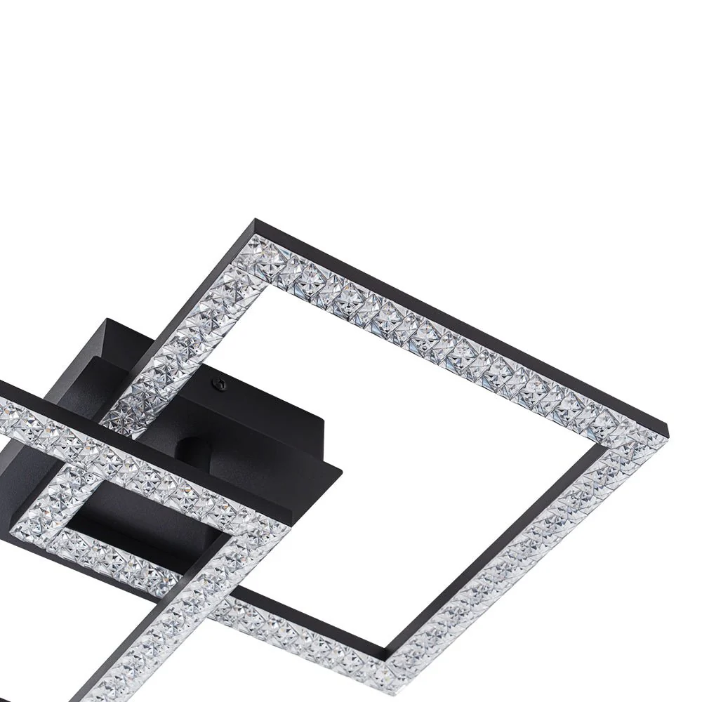 Minimalist 2-light Square Dimmable LED Semi Flush Mount - Image 6