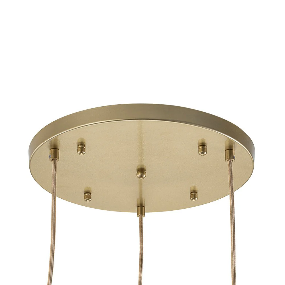 Minimalist Cluster Clear Glass Globe 3-Light Pendant - Image 13