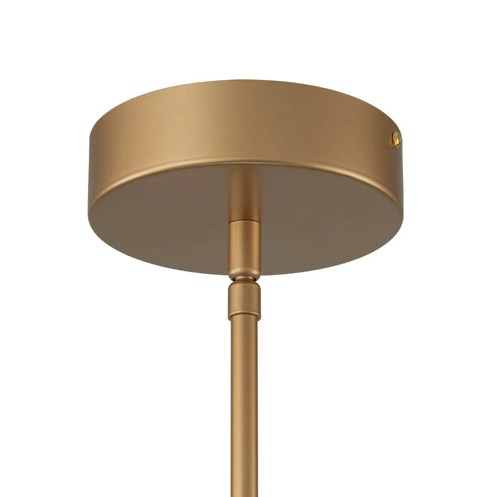 Minimalist Dimmable LED Black Gold Square Kitchen Pendant - Image 19