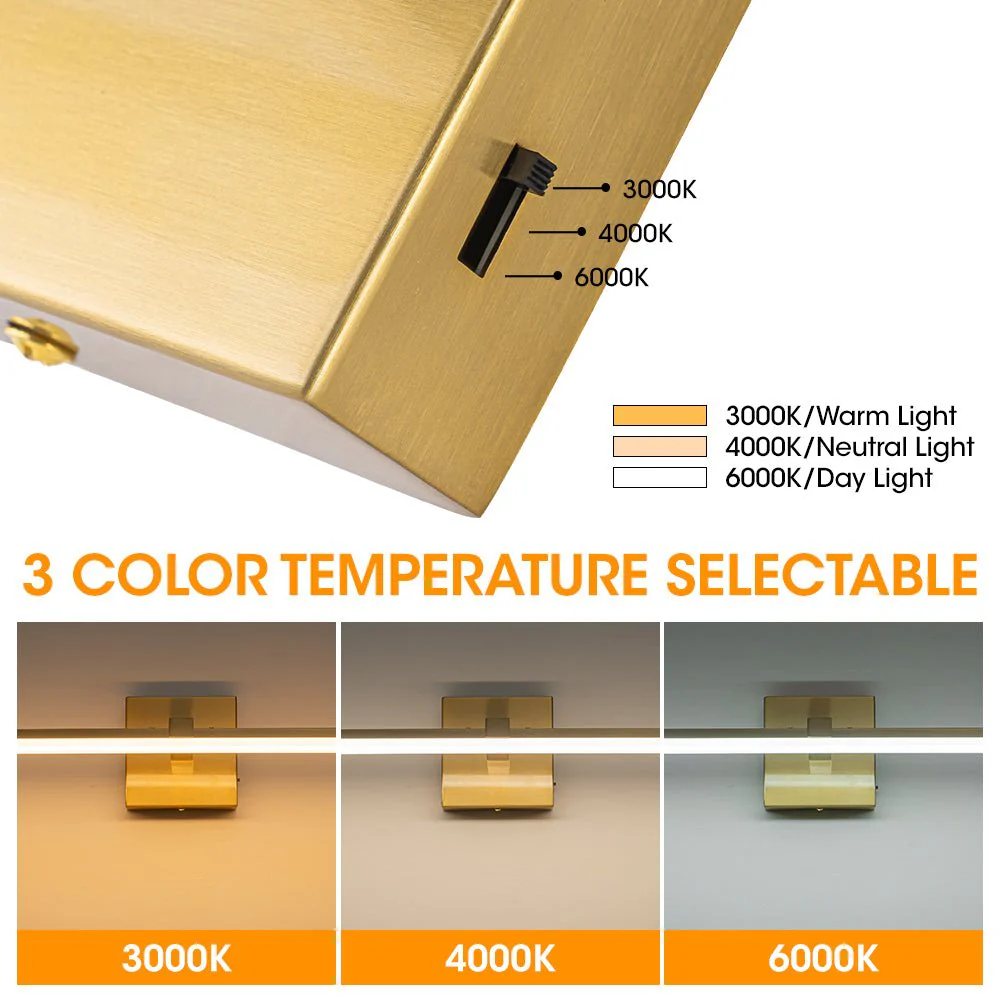 Minimalist Dimmable LED Linear Vanity Sconce Picture Light - Image 15