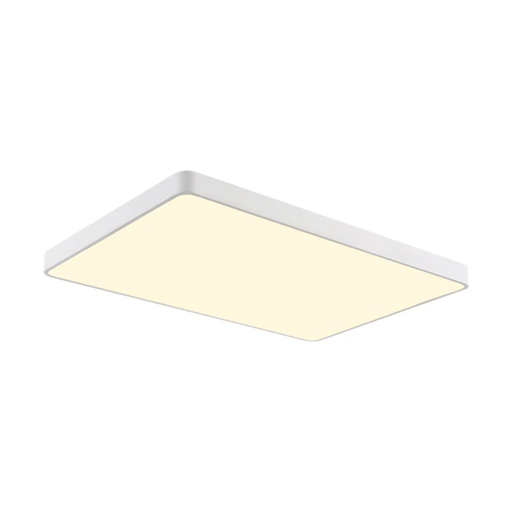Minimalist Dimmable LED Rectangle Flush Mount Ceiling Light - Image 26