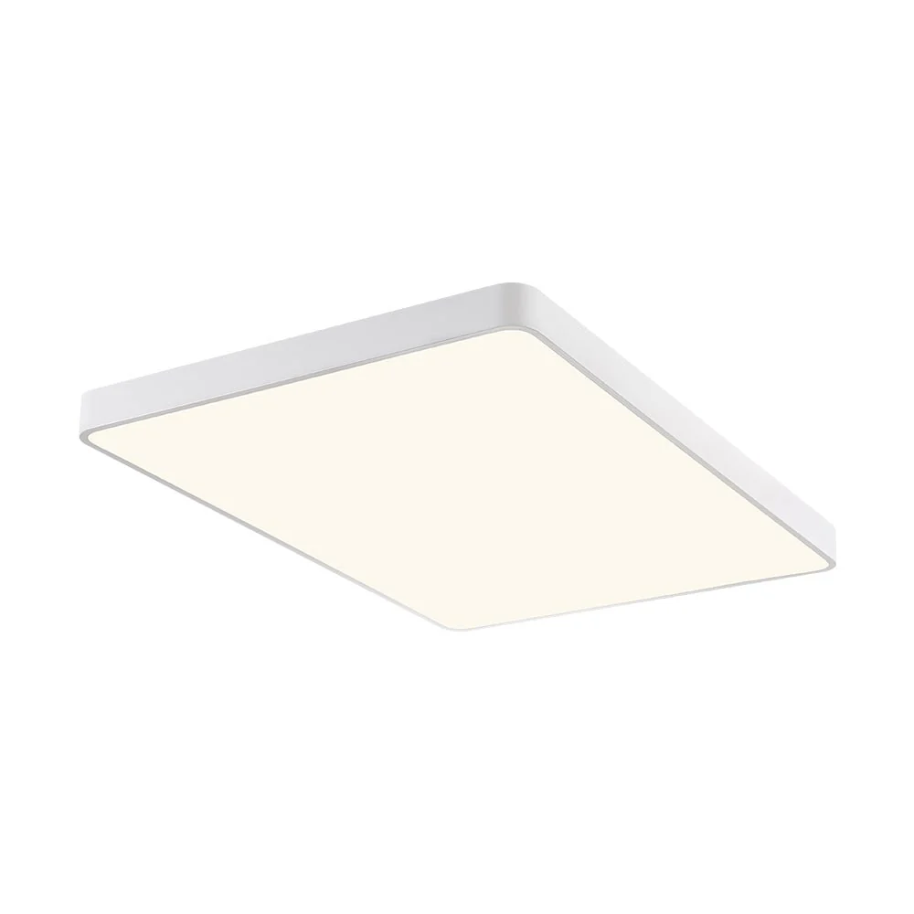 Minimalist Dimmable LED Rectangle Flush Mount Ceiling Light - Image 30