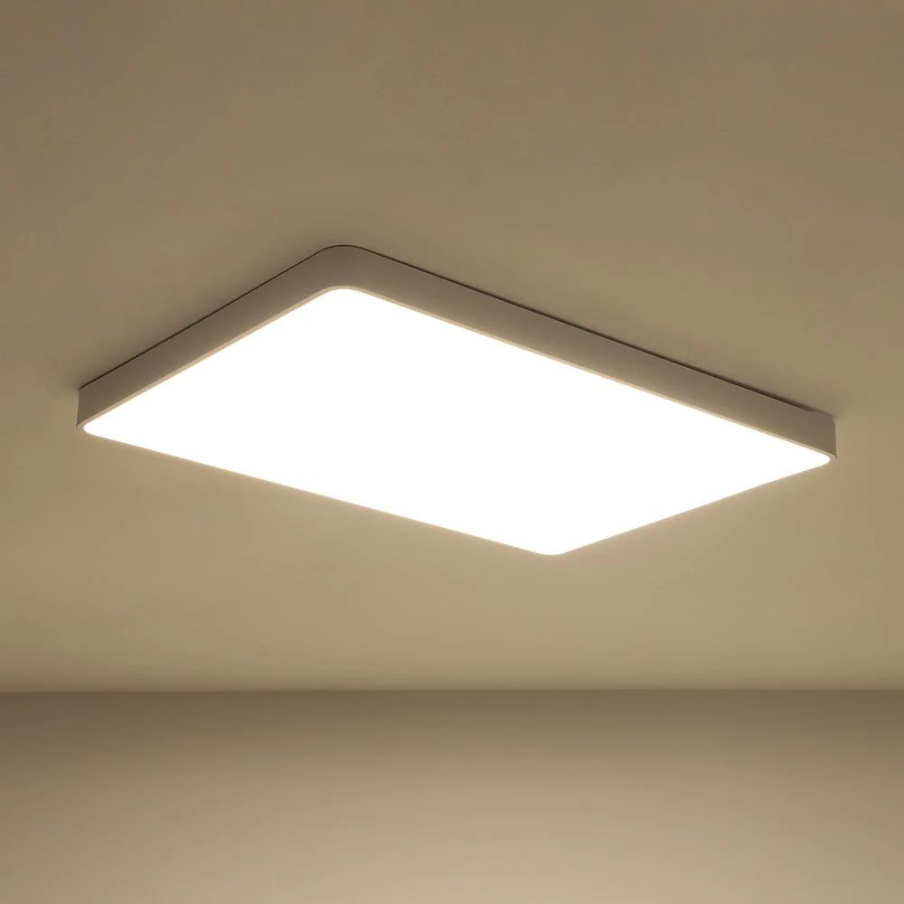 Minimalist Dimmable LED Rectangle Flush Mount Ceiling Light - Image 33